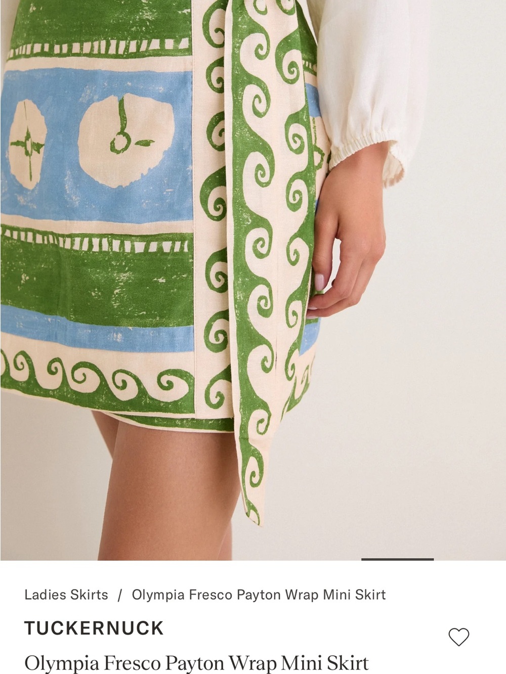 TUCKERNUCK
Olympia Fresco Payton Wrap Mini Skirt - Picture 2 of 3
